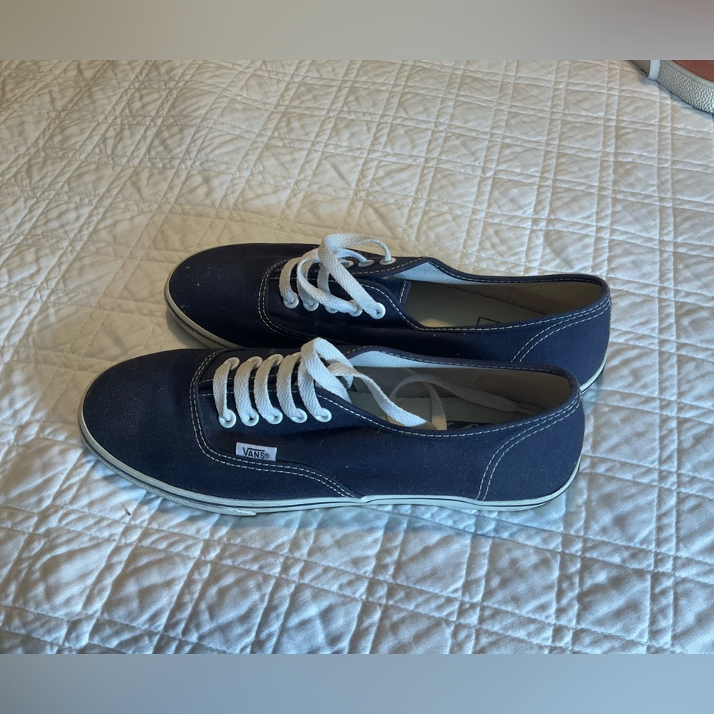 Vans Dark Blue Sneakers with White Accents